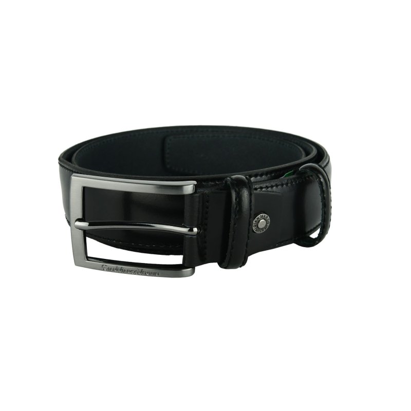GIANMARCO VENTURI MEN'S LEATHER BELT 3.5 CM GMV-1002/35 — back view