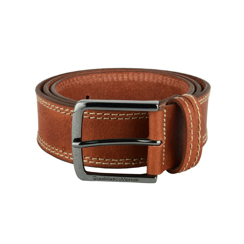 GIANMARCO VENTURI HERRENGÜRTEL LEDER 4 CM GMV-4009/40 — Ansicht 8