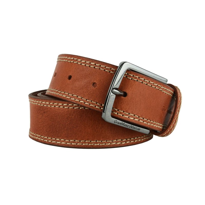 GIANMARCO VENTURI HERRENGÜRTEL LEDER 4 CM GMV-4009/40 — Ansicht 9