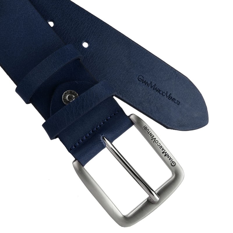 GIANMARCO VENTURI HERRENGÜRTEL LEDER 3,5 CM GMV-4011/35 — Logo-Detail