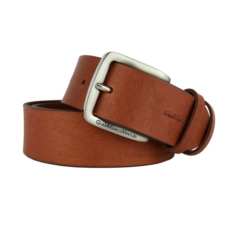GIANMARCO VENTURI Men's Leather Belt 3.5 CM GMV-4011/35 — view 9