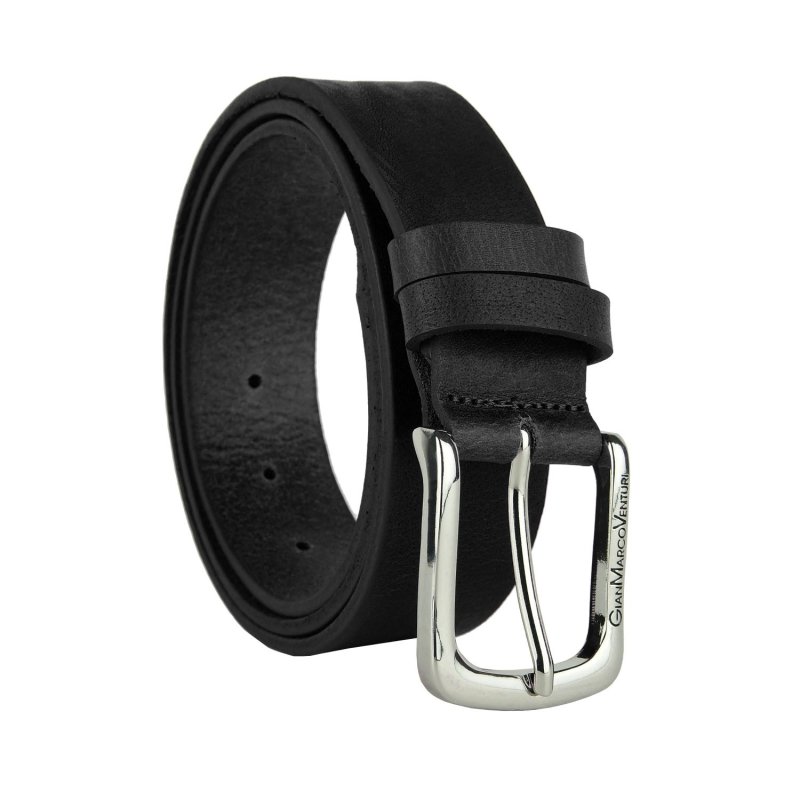 GIANMARCO VENTURI Men's Leather Belt 3.5 CM GMV-4011/35 — view 13