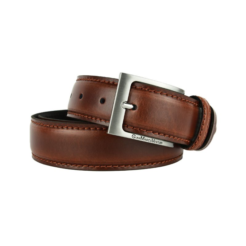 GIANMARCO VENTURI HERRENGÜRTEL LEDER 3,5 CM GMV-1001/35 — Rückansicht