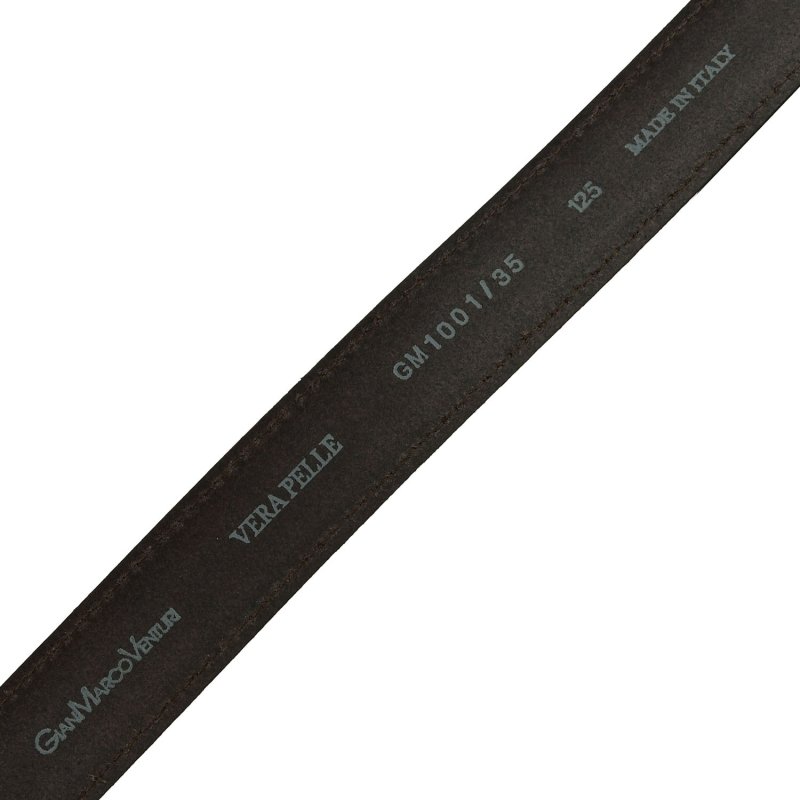 GIANMARCO VENTURI Men's Leather Belt 3.5 CM GMV-1001/35 — detail