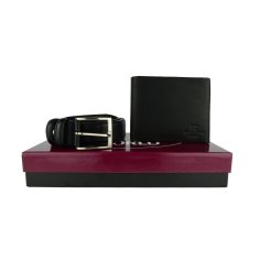 Coveri Men's Gift Set, Wallet + Belt, Classic