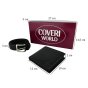 Coveri Men's Gift Set, Wallet + Belt, Classic — back view