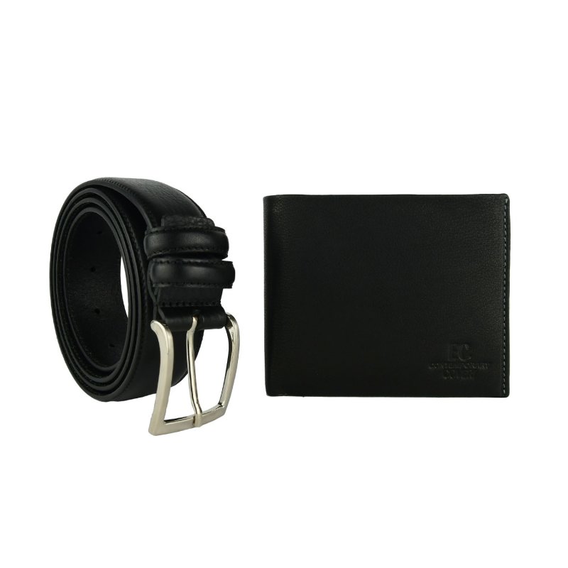 Coveri Men's Gift Set, Wallet + Belt, Classic — detail