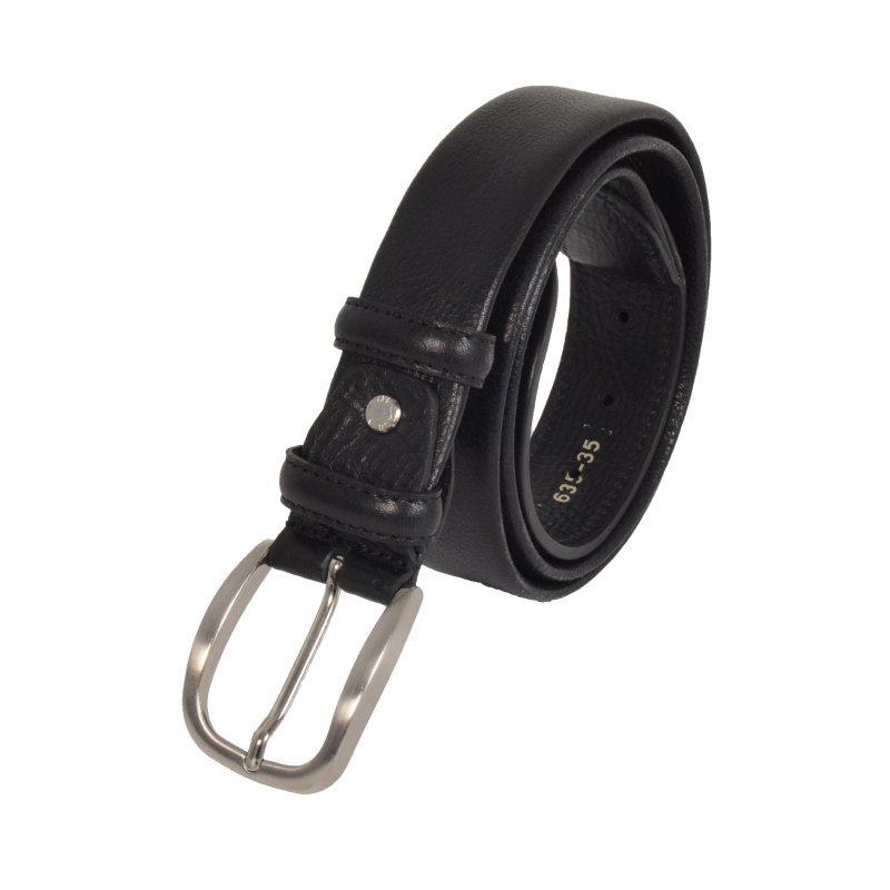 CONTE MASSIMO CEINTURE AVEC FERMETURE ÉCLAIR INTÉRIEURE 635/35 NOIR