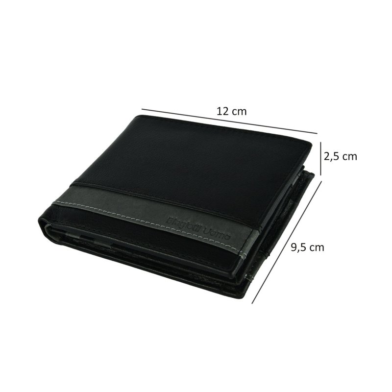 Biagiotti Men's Leather Wallet Design21 — inside