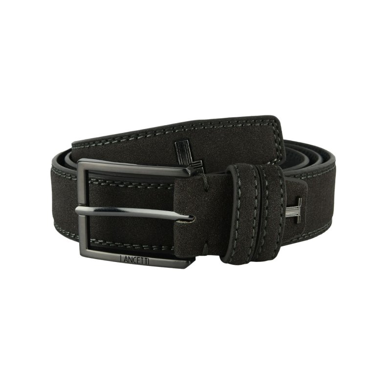 Lancetti Men's Belt with Tin Gift Box, 32 — view 16