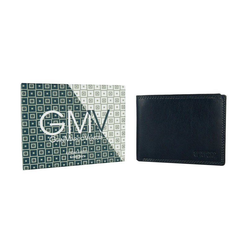 GIANMARCO VENTURI PORTEFEUILLE HOMME EN CUIR VÉRITABLE 972-U2 — détail