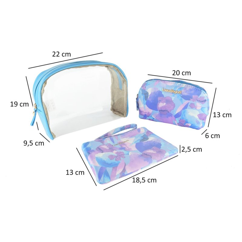 LAURA BIAGIOTTI SET 3 PIÈCES POCHETTES BEAUTY 283 — vue 14