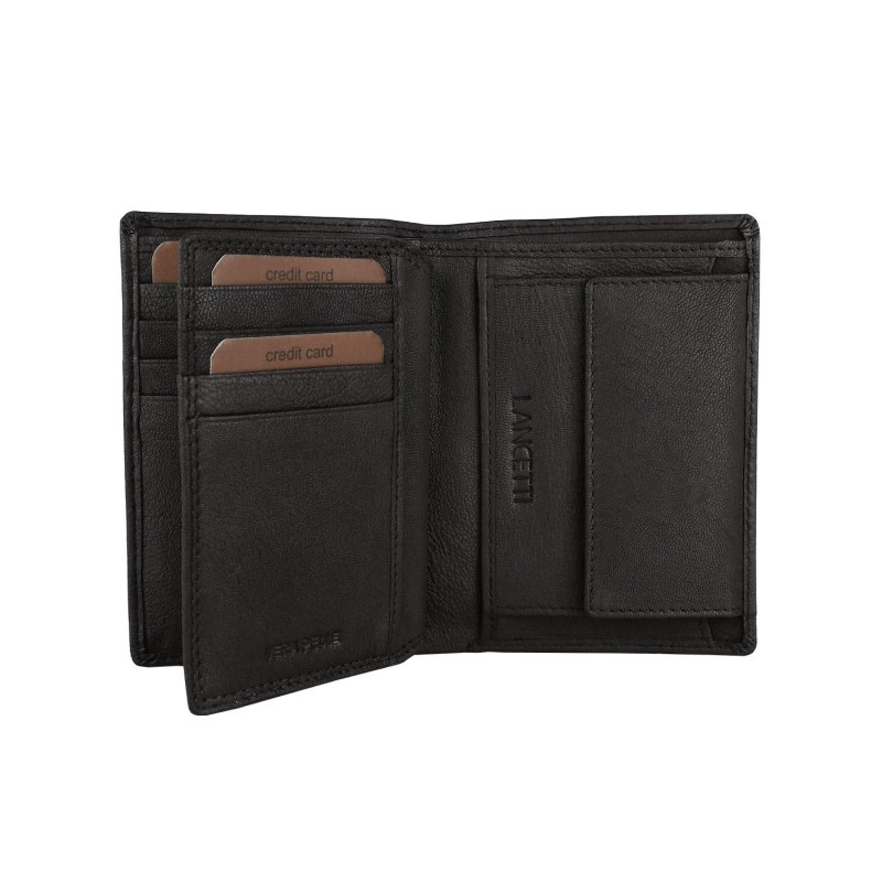 Lancetti Men's Wallet in Leather, Vertical LL-22W-762-43 — view 8