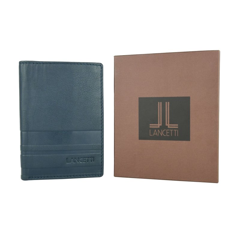 Lancetti Men's Wallet in Leather, Vertical LL-22W-762-43 — view 14