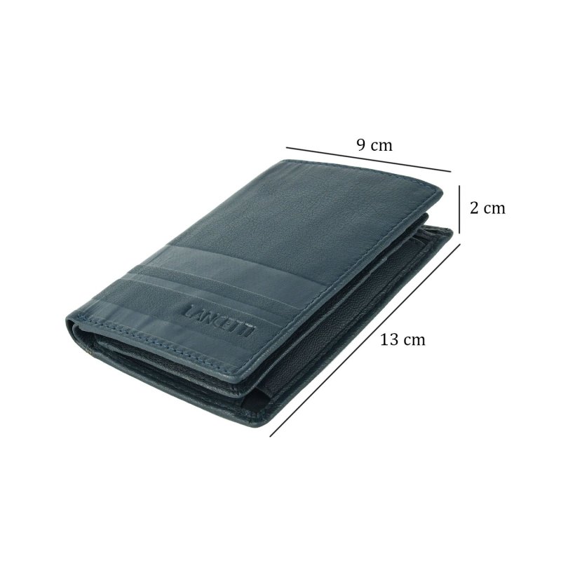 LANCETTI HERREN-GELDBÖRSE HOCHFORMAT AUS ECHTEM LEDER LL-22W-762-43 — Ansicht 15