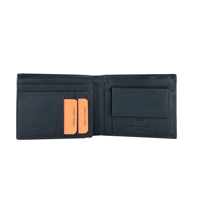 EC Coveri Men's Wallet in Leather NR1 — view 7