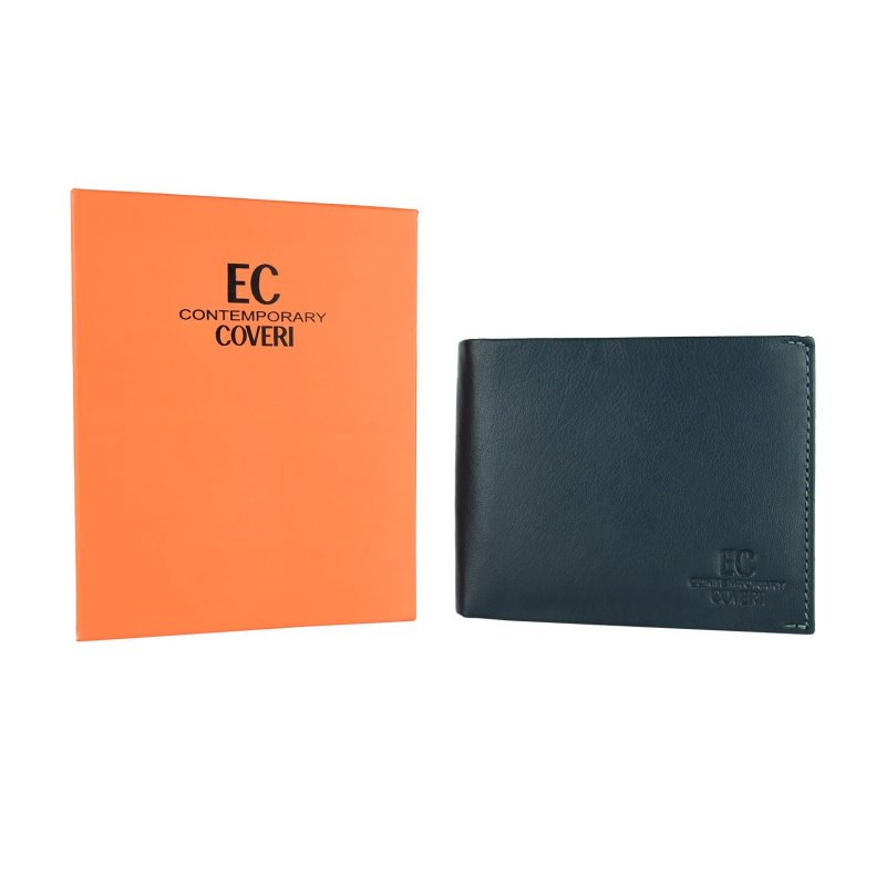 EC Coveri Men's Wallet in Leather NR1 — view 9