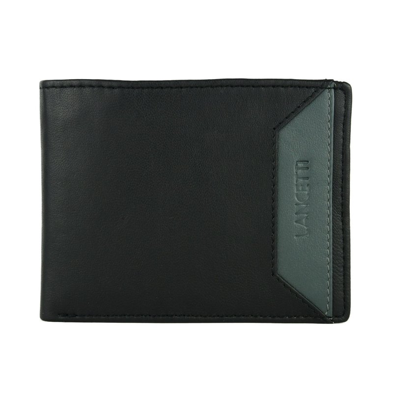 LANCETTI HERREN-GELDBÖRSE OHNE FENSTER AUS ECHTEM LEDER LL-22W-764-03 — Detail