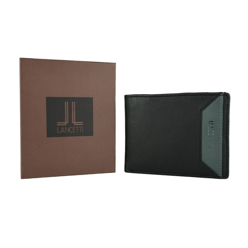 Lancetti Men's Wallet in Leather, Without Window LL-22W-764-03 — view 7