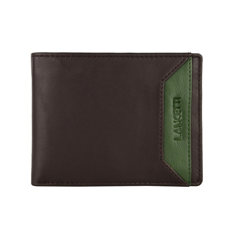 LANCETTI PORTEFEUILLE HOMME SANS FENÊTRE CUIR VÉRITABLE LL-22W-764-03 — vue 9