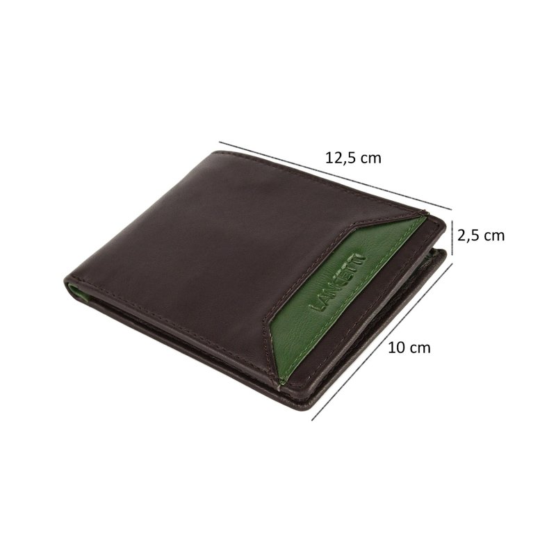 Lancetti Men's Wallet in Leather, Without Window LL-22W-764-03 — view 12