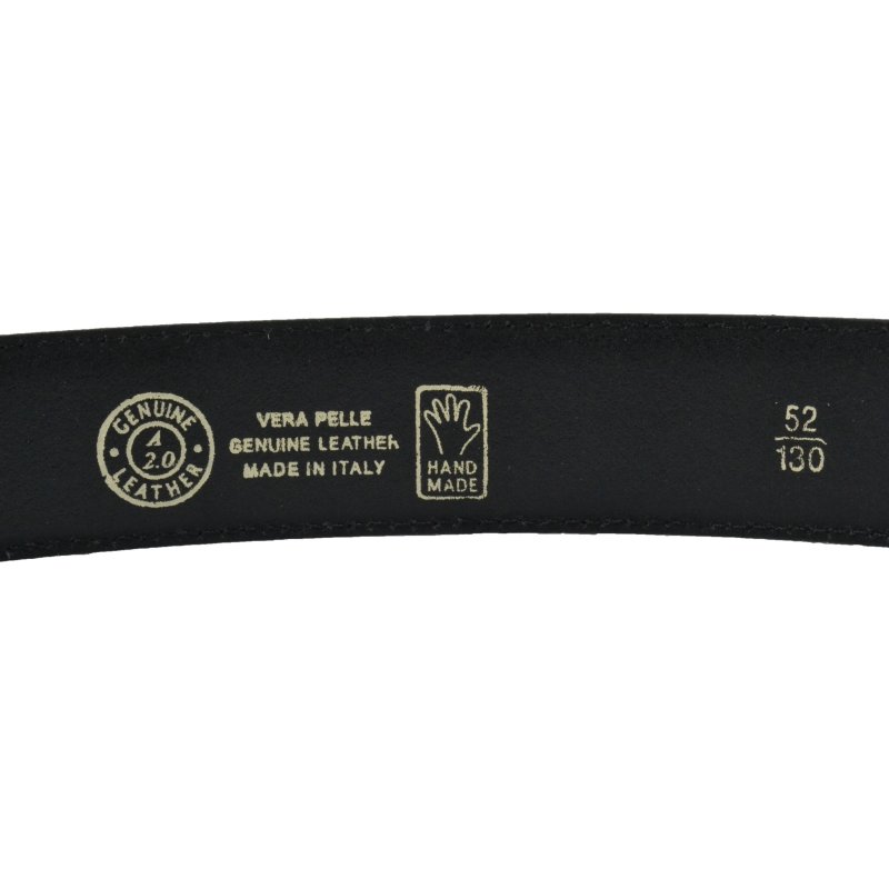 CONTE MASSIMO PATENT LEATHER BELT 0035 — inside