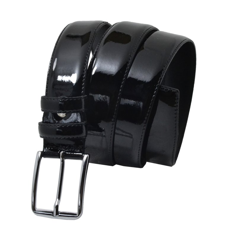 CONTE MASSIMO GÜRTEL LACKLEDER 0035 — Rückansicht