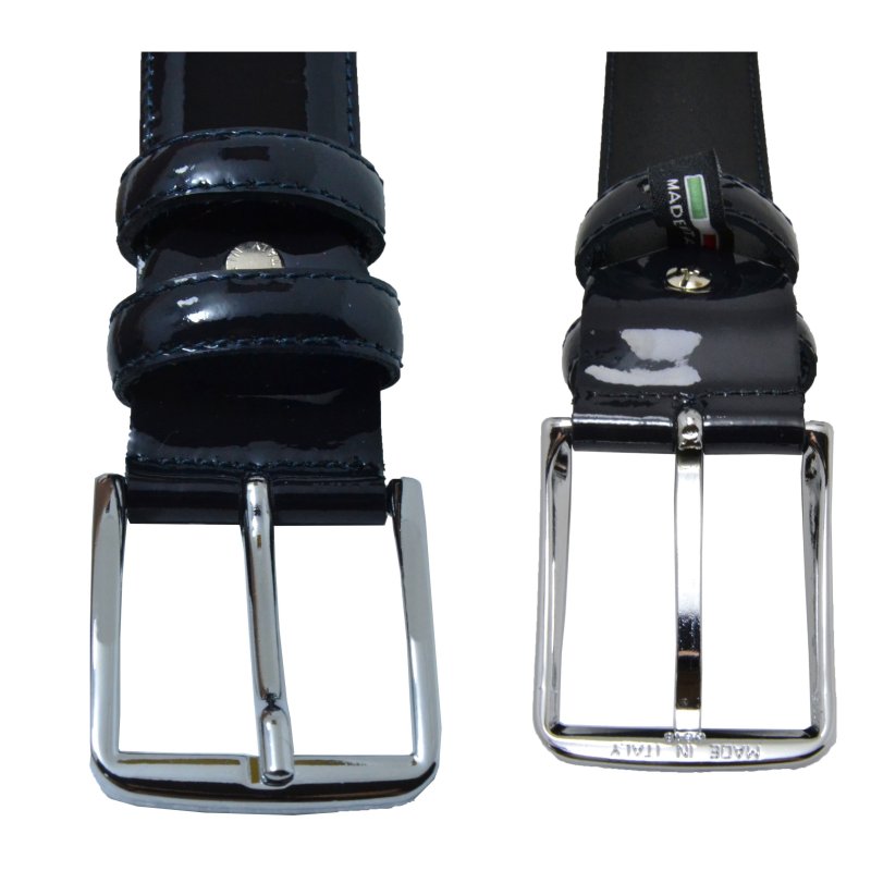 CONTE MASSIMO PATENT LEATHER BELT 0035 — view 8