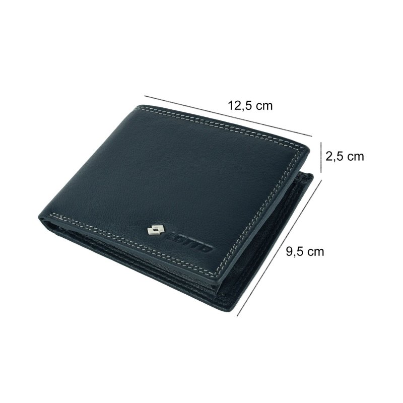 LOTTO MEN'S LEATHER WALLET WITHOUT WINDOW 985-U6 — view 7