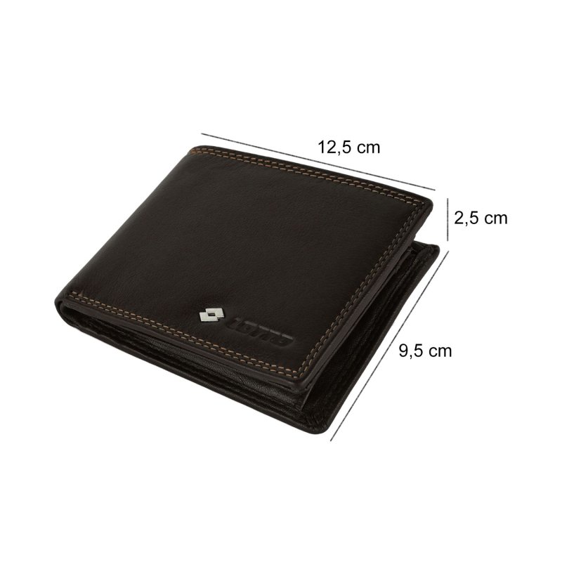 LOTTO MEN'S LEATHER WALLET WITHOUT WINDOW 985-U6 — view 11