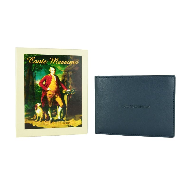 CONTE MASSIMO CARTERA DE HOMBRE PIEL AUTÉNTICA K2 — vista 12