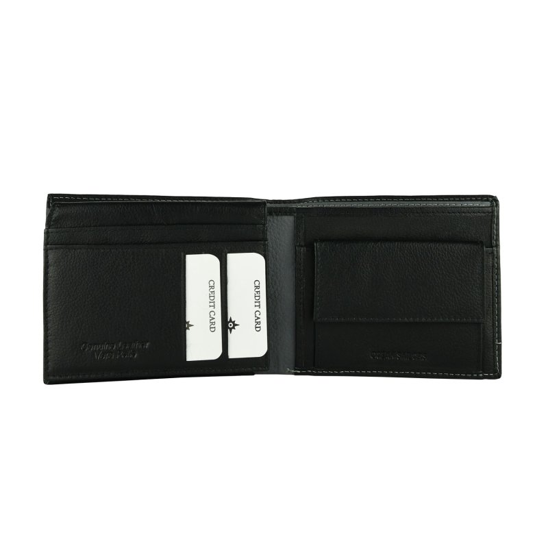 OCEAN SAILORS Men's Leather Wallet 292-FLORENCE — front view