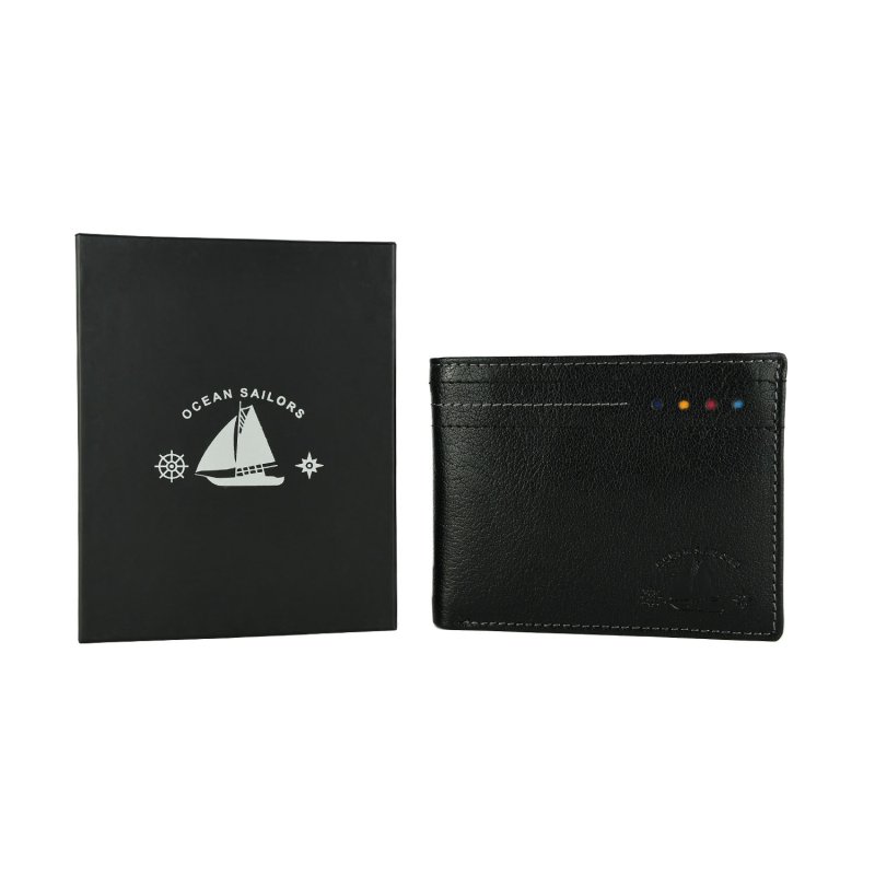 OCEAN SAILORS Men's Leather Wallet 292-COMO — detail