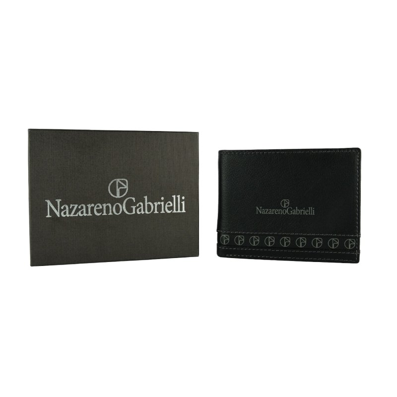 NAZARENOGABRIELLI CARTERA DE HOMBRE PIEL AUTÉNTICA CLÁSICA NG-368-1 — detalle