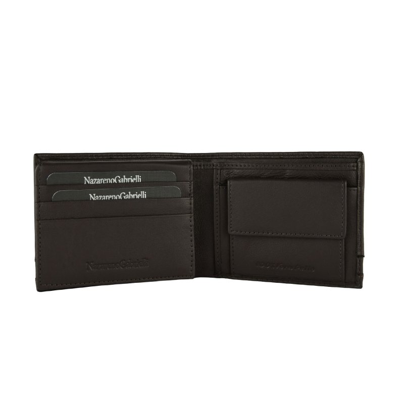 NAZARENOGABRIELLI MEN'S SLIM LEATHER WALLET NG-368-9 — view 7