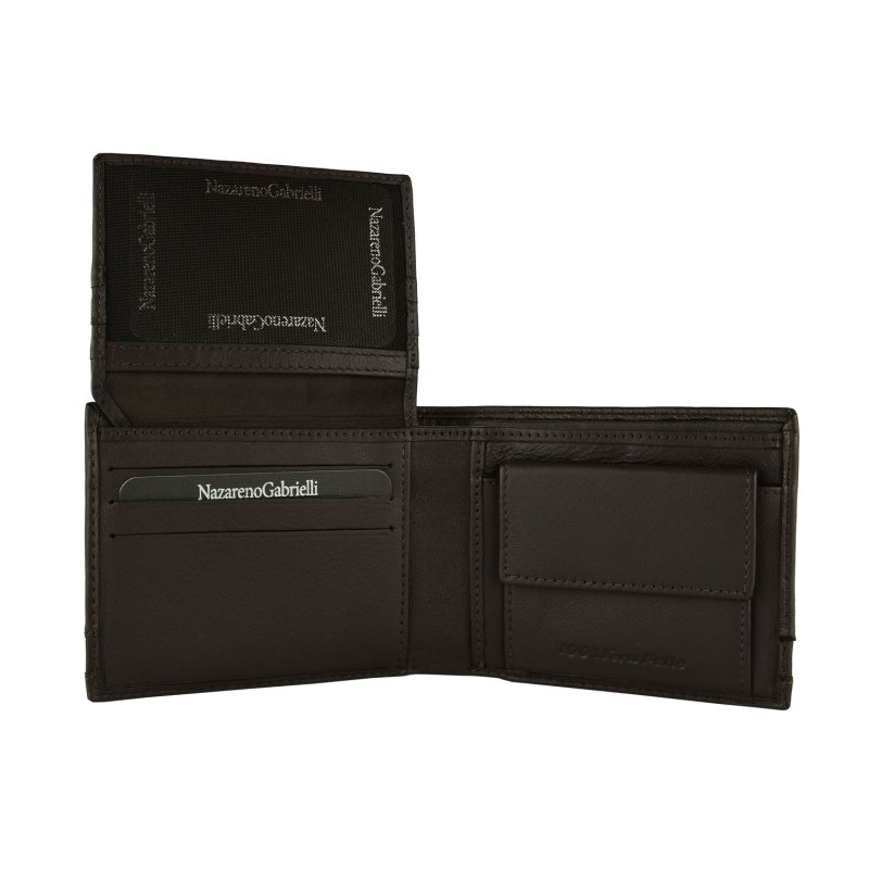 NAZARENOGABRIELLI PORTAFOGLIO UOMO PELLE SLIM NG-368-9 — vista 8