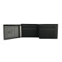 CONTE MASSIMO MEN'S LEATHER WALLET 2 WINDOWS ART24 — back view
