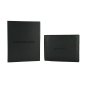 CONTE MASSIMO MEN'S LEATHER WALLET 2 WINDOWS ART24 — logo detail