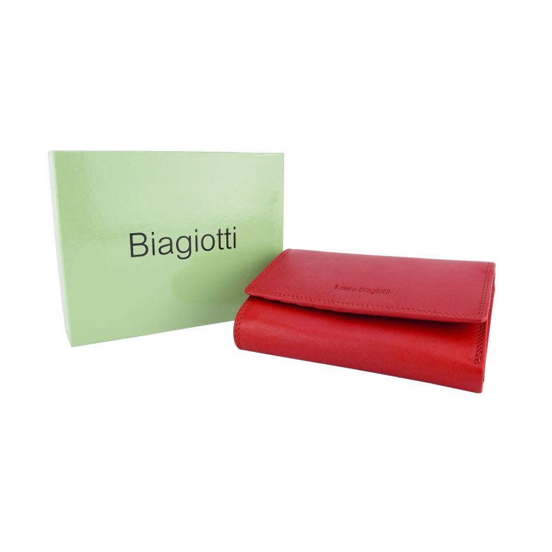 LAURA BIAGIOTTI CARTERA DE MUJER DE PIEL AUTÉNTICA 760-31 — vista 11