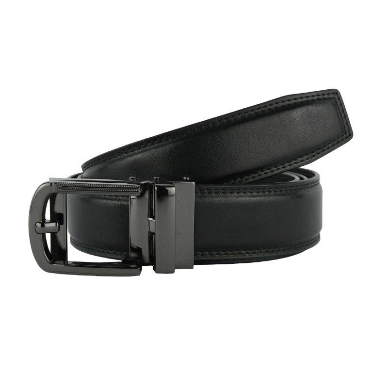 CONTE MASSIMO CEINTURE HOMME CUIR AVEC BOUCLE AUTOMATIQUE — vue arrière