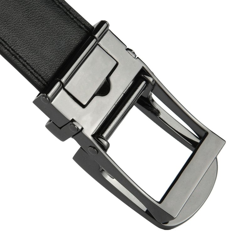 CONTE MASSIMO CEINTURE HOMME CUIR AVEC BOUCLE AUTOMATIQUE — détail