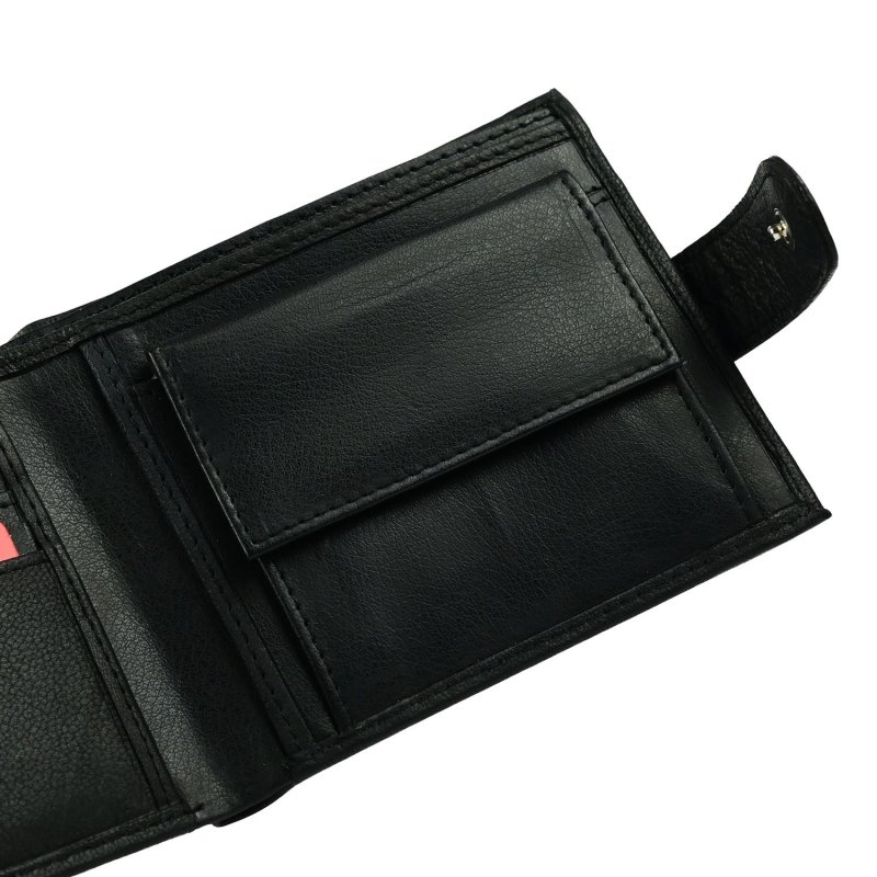 CONTE MASSIMO MEN'S LEATHER WALLET STYLE-1035 — logo detail