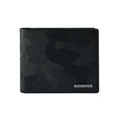 POLICE MEN'S SLIM LEATHER WALLET CAMOUFLAGE