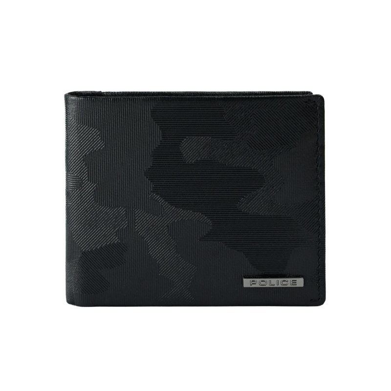 POLICE HERREN-BRIEFTASCHE SLIM ECHTLEDER CAMOUFLAGE