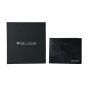 POLICE HERREN-BRIEFTASCHE SLIM ECHTLEDER CAMOUFLAGE — Detail