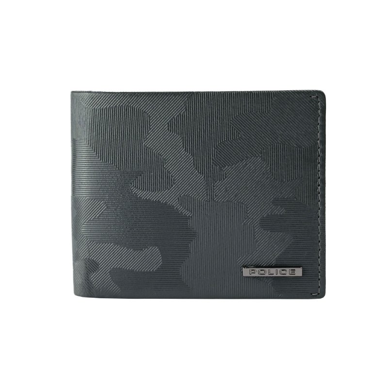 POLICE HERREN-BRIEFTASCHE SLIM ECHTLEDER CAMOUFLAGE — Ansicht 7