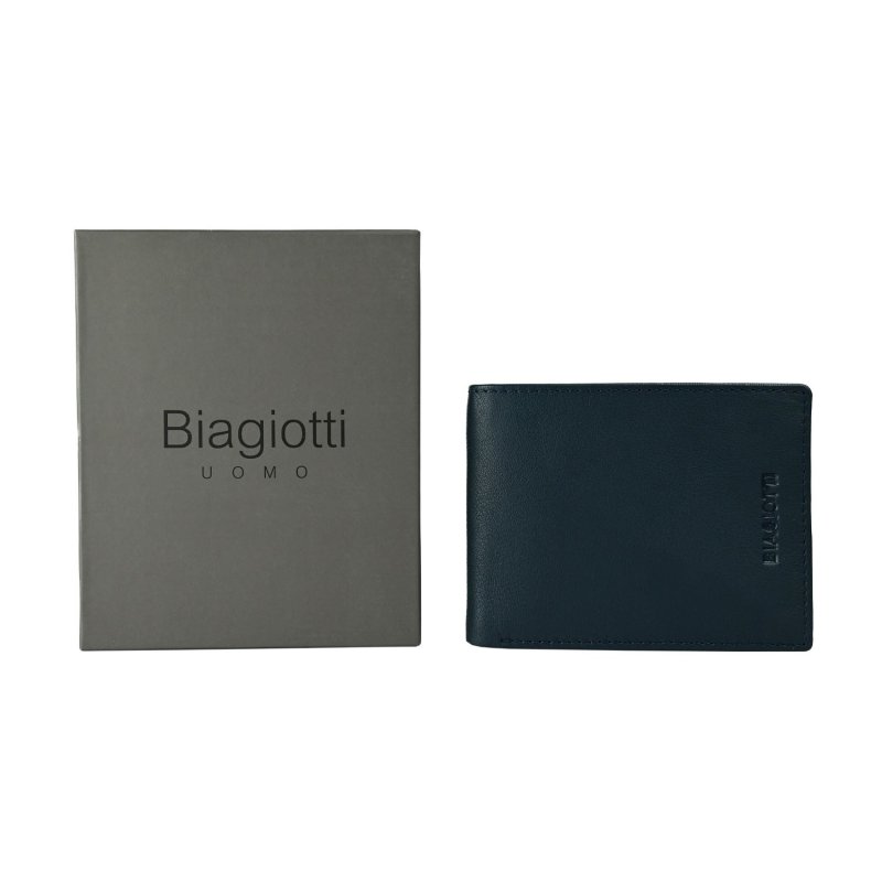 BIAGIOTTI PORTEFEUILLE HOMME CUIR VÉRITABLE INTÉRIEUR MULTICOLORE 764 — vue 14