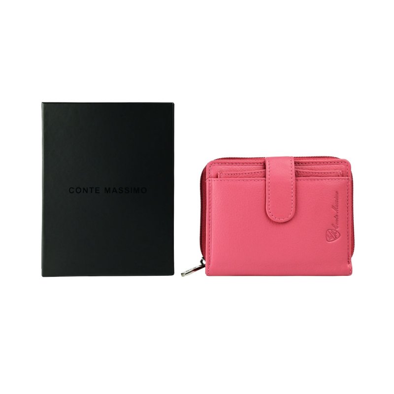 CONTE MASSIMO PORTEFEUILLE FEMME CUIR VÉRITABLE PETIT 2304B — vue 30