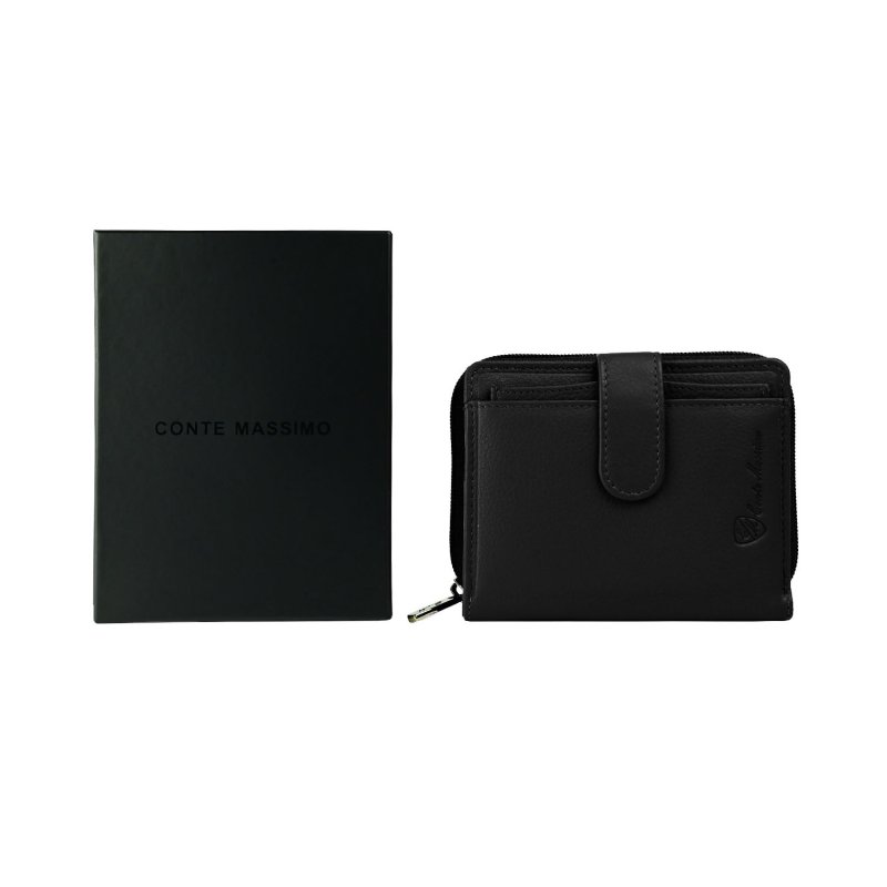 CONTE MASSIMO Women's Small Leather Wallet 2304B — view 42