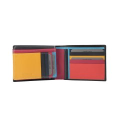 BIAGIOTTI HERREN-BRIEFTASCHE ECHTLEDER OHNE MÜNZFACH INNEN MULTICOLOR 764-06e49 2